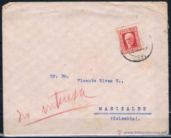 Sellos: 1933.- BARCELONA A COLOMBIA - Foto 1