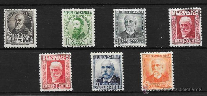 Sellos: ESPA&Ntilde;A EDIFIL N&ordm; 655/61 * - Foto 1