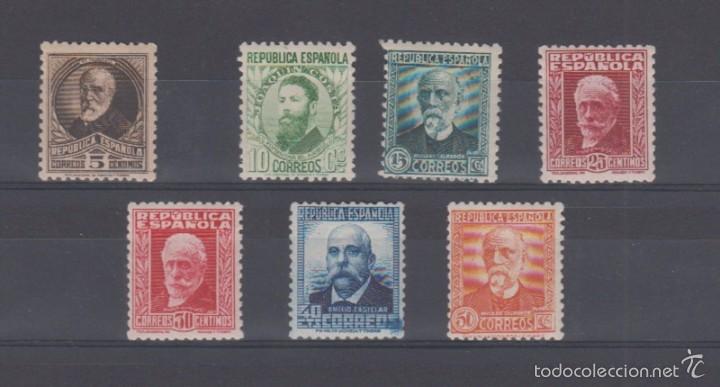 Sellos: EDIFIL 655/61 **   PERSONAJES - Foto 1