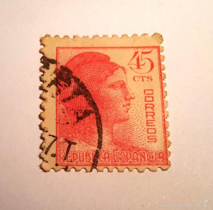 Sellos: SELLO REPUBLICA ESPA&Ntilde;OLA - Foto 1