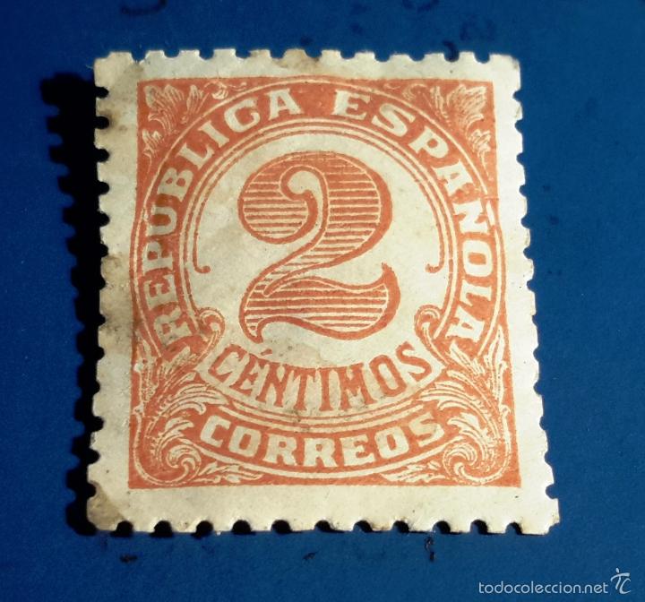Continuamente Distribuir adiós sello de 2 centimos de la república española - Compra venta en todocoleccion