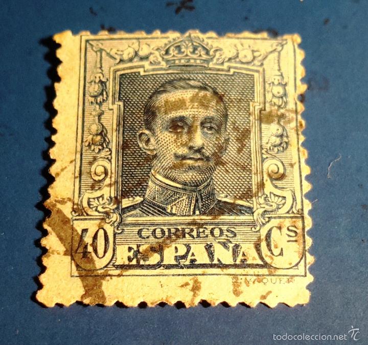 Sellos: SELLO ALFONSO XIII USADO - Foto 1