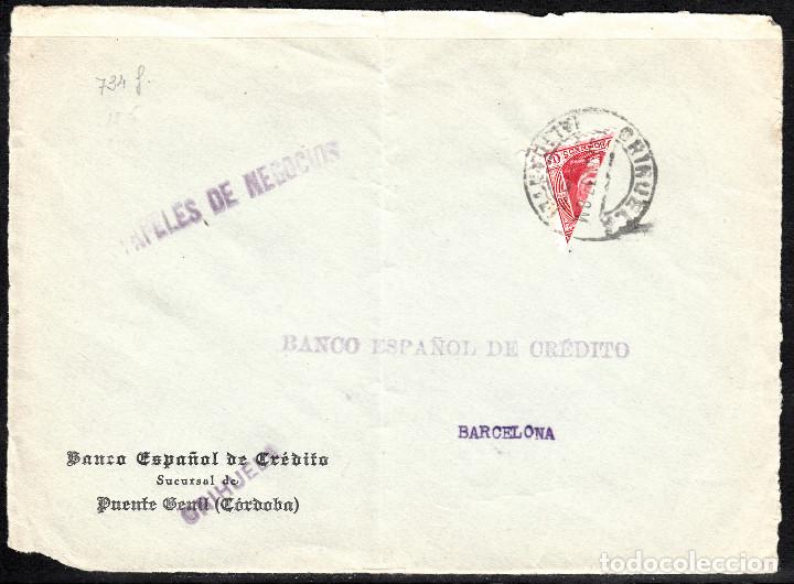 Sellos: frontal carta con bisectado y matasellos de orihuela - Foto 1