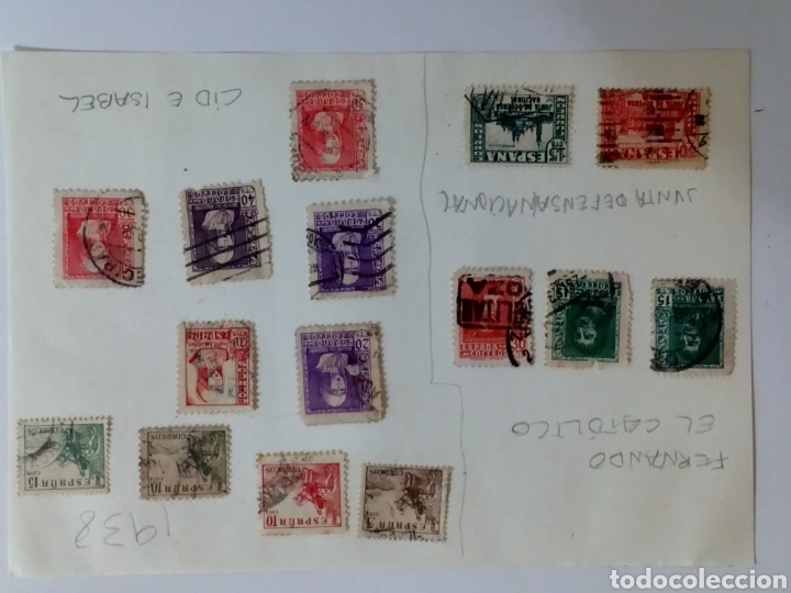 Sellos: Lote 15 sellos de 1938 - Foto 1