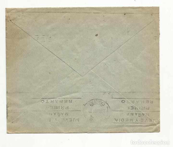 Sellos: circulada 1932 de melilla a madrid - Foto 2