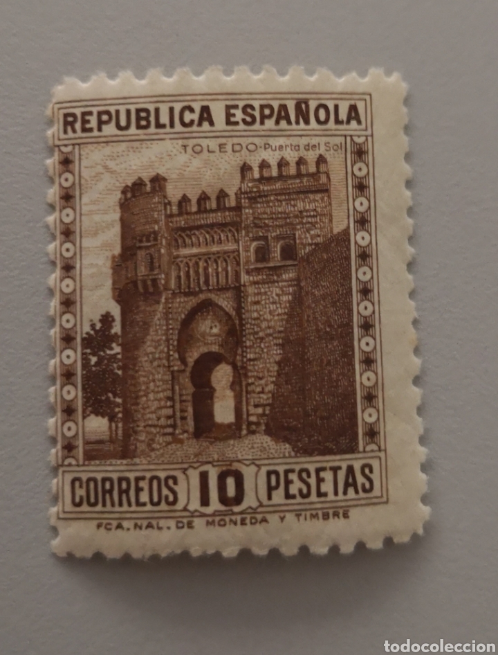 Sellos: EDIFIL 675 - TOLEDO - 1932 - Foto 1