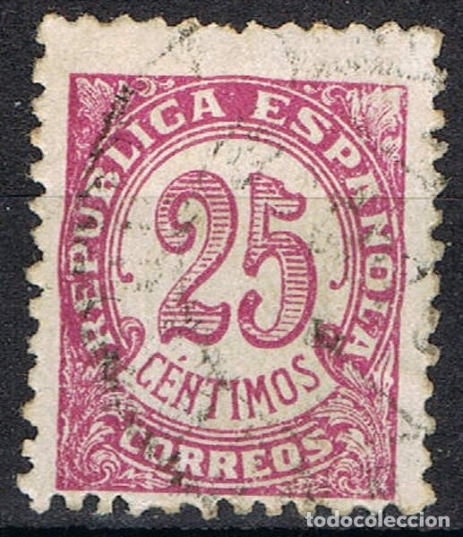 Sellos: [CF2571] Espa&ntilde;a 1938, Cifras, 25 cs. (U) - Foto 1