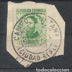 Timbres: CAMPO DE CRIPTANA CIUDAD REAL 1934 FECHADOR JOAQUIN COSTA. Lote 192761821