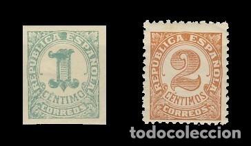 Sellos: 677/78** CIFRAS. CN - Foto 1