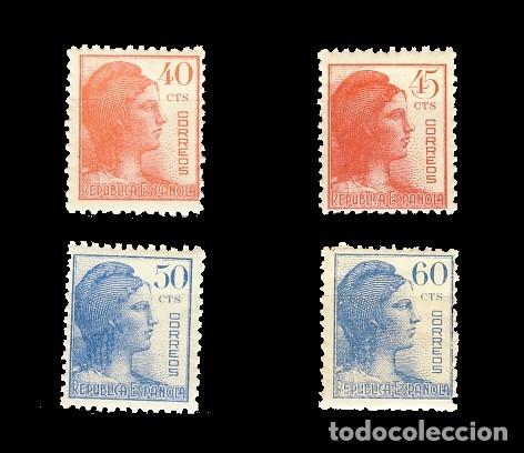 Sellos: 751/54** ALEGORIA DE LA REPUBLICA. CN - Foto 1