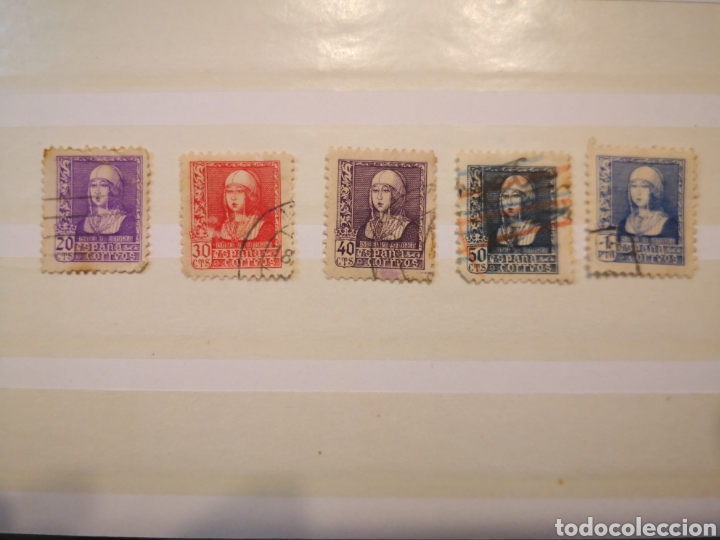 Sellos: 1938-1939 Isabel la Cat&oacute;lica - Foto 1
