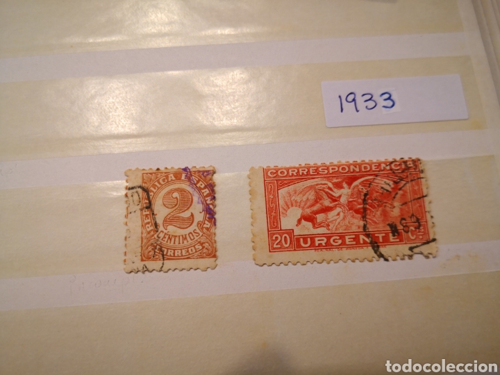 Sellos: 1933 lote 2 sellos - Foto 1