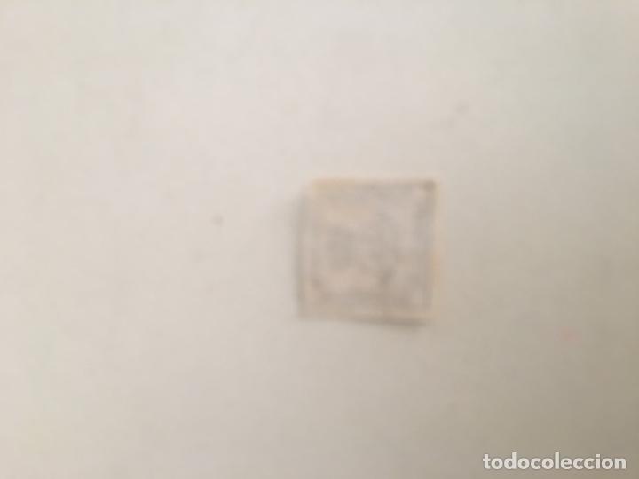 Sellos: Sello Espa&ntilde;a de 1/4 c&eacute;ntimo peseta con aparente error de corte - Foto 2