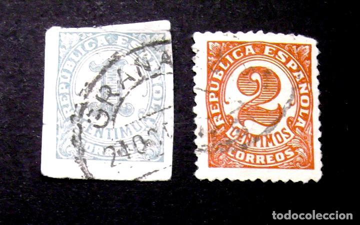 Sellos: 677-678, SERIE EN USADO. CIFRAS. - Foto 1