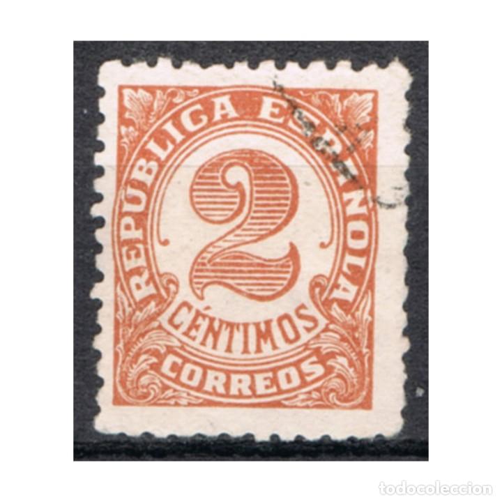 Sellos: [CF7320a] Espa&ntilde;a 1933; N&uacute;meros, 2 c. (U) - Foto 1