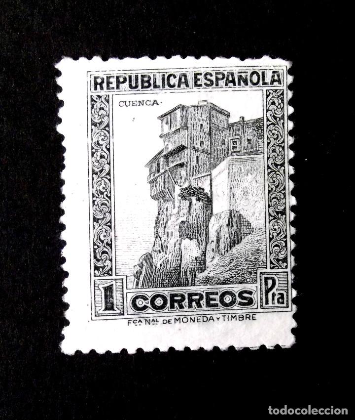 Sellos: 673, SELLO USADO, SIN MATASELLAR. MONUMENTOS. - Foto 1