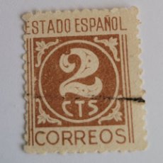 Timbres: SELLO DE ESPAÑA 1937. ESTADO ESPAÑOL 2 CTS. USADO. Lote 251505190