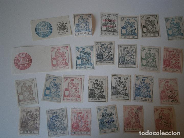 Sellos: Sello Timbre clase variada - II REPUBLICA - Foto 2