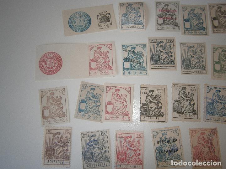 Sellos: Sello Timbre clase variada - II REPUBLICA - Foto 3
