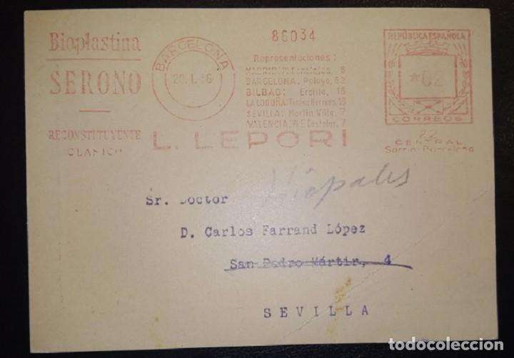 Sellos: 1936.- BARCELONA A SEVILLA - Foto 1