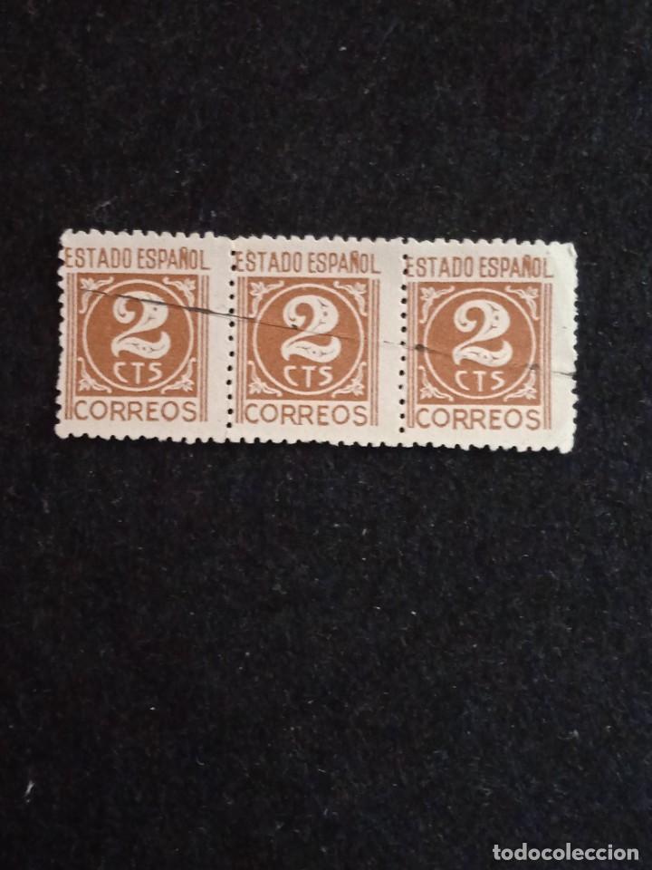 Sellos: ESPA&Ntilde;A 2 CTS CIFRAS A&Ntilde;O 1943 - Foto 1