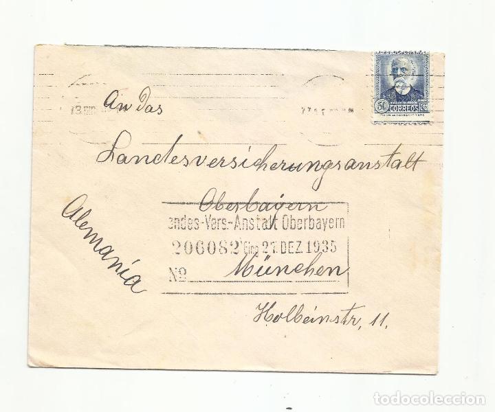 Sellos: circulada 1935 a munchen alemania - Foto 1