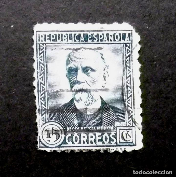 Sellos: 657, USADO. SALMER&Oacute;N. - Foto 1