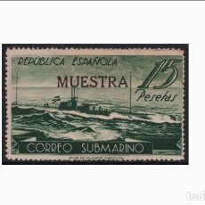 Sellos: ESPAÑA -1938 - II REPUBLICA - EDIFIL 780 - MNH** - NUEVO - VARIEDAD MUESTRA - SELLO CLAVE. Lote 342861618