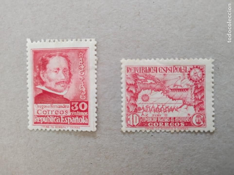 Sellos: Espa&ntilde;a E-694 E-726 Expo Amazonas , Gregorio Fern&aacute;ndez - Foto 1