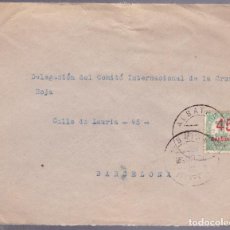 Francobolli: F3-66- REPÚBLICA GUERRA CIVIL CARTA A CRUZ ROJA . ALBATANA (ALBACETE) 1938