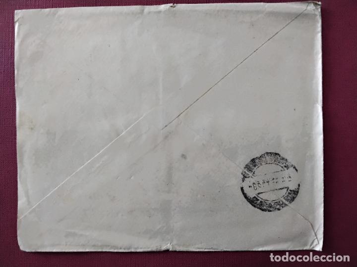 Sellos: circulada 1932 de santander a igualada barcelona - Foto 2