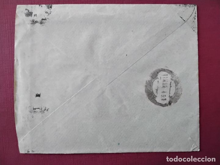 Sellos: circulada 1934 DE MADRID a igualada barcelona - Foto 2