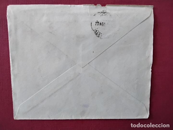 Sellos: circulada 1932 DE LA CORU&Ntilde;A a igualada barcelona - Foto 2