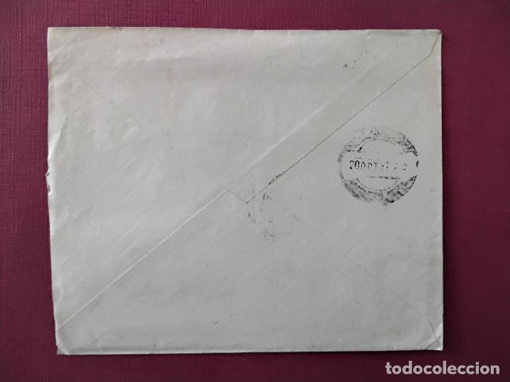 Sellos: circulada 1934 DE CACERES a igualada barcelona - Foto 2