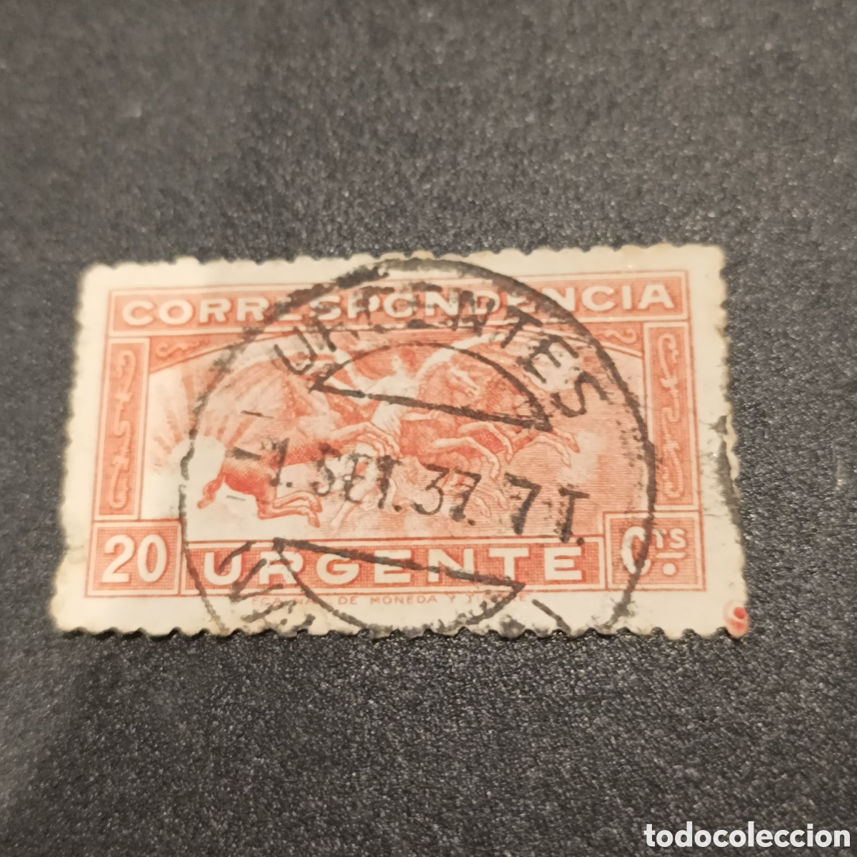 Sellos: Correspondencia urgente 1937 - Foto 3