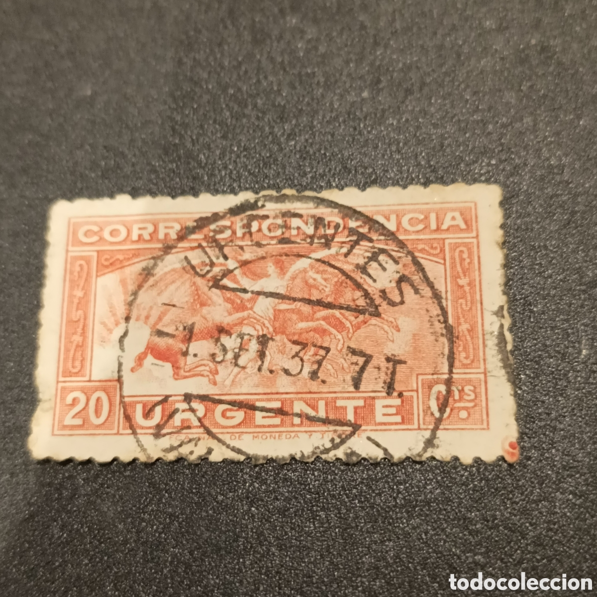 Sellos: Correspondencia urgente 1937 - Foto 1