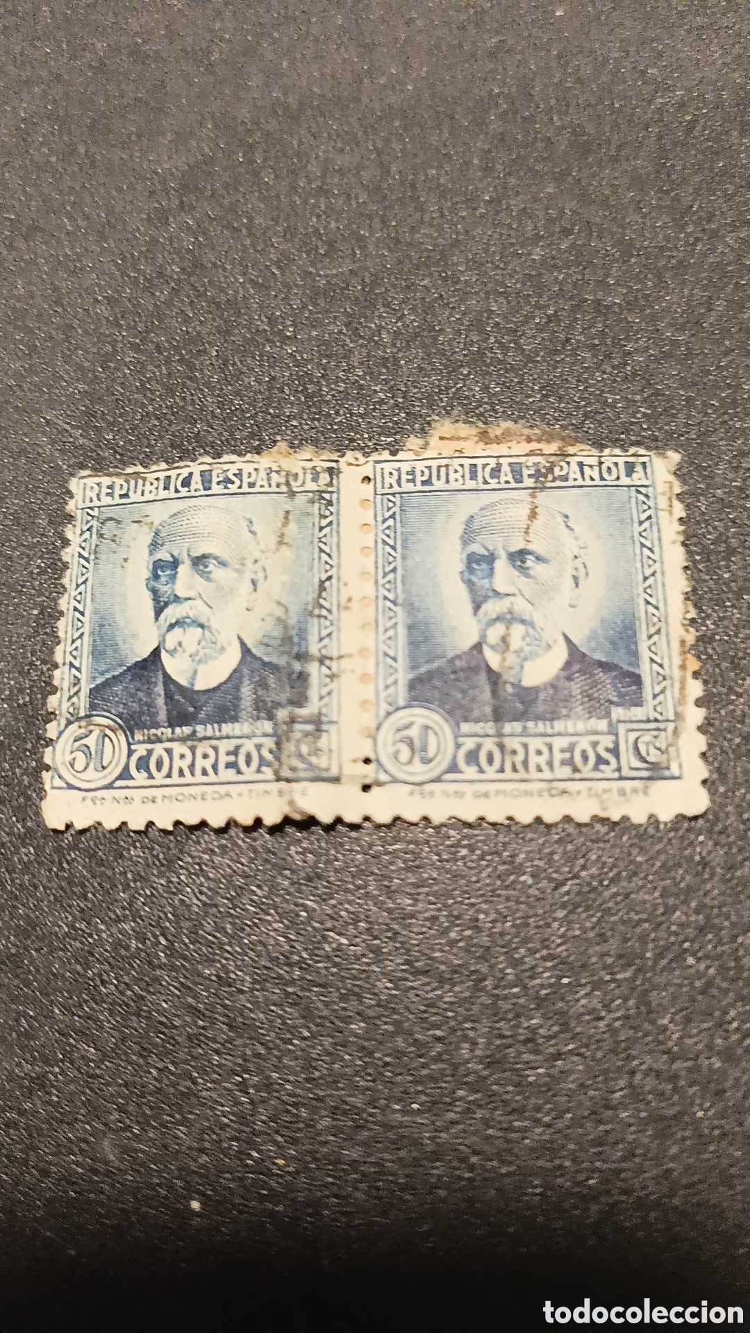 Sellos: Nicol&aacute;s salmeron 50c - Foto 1