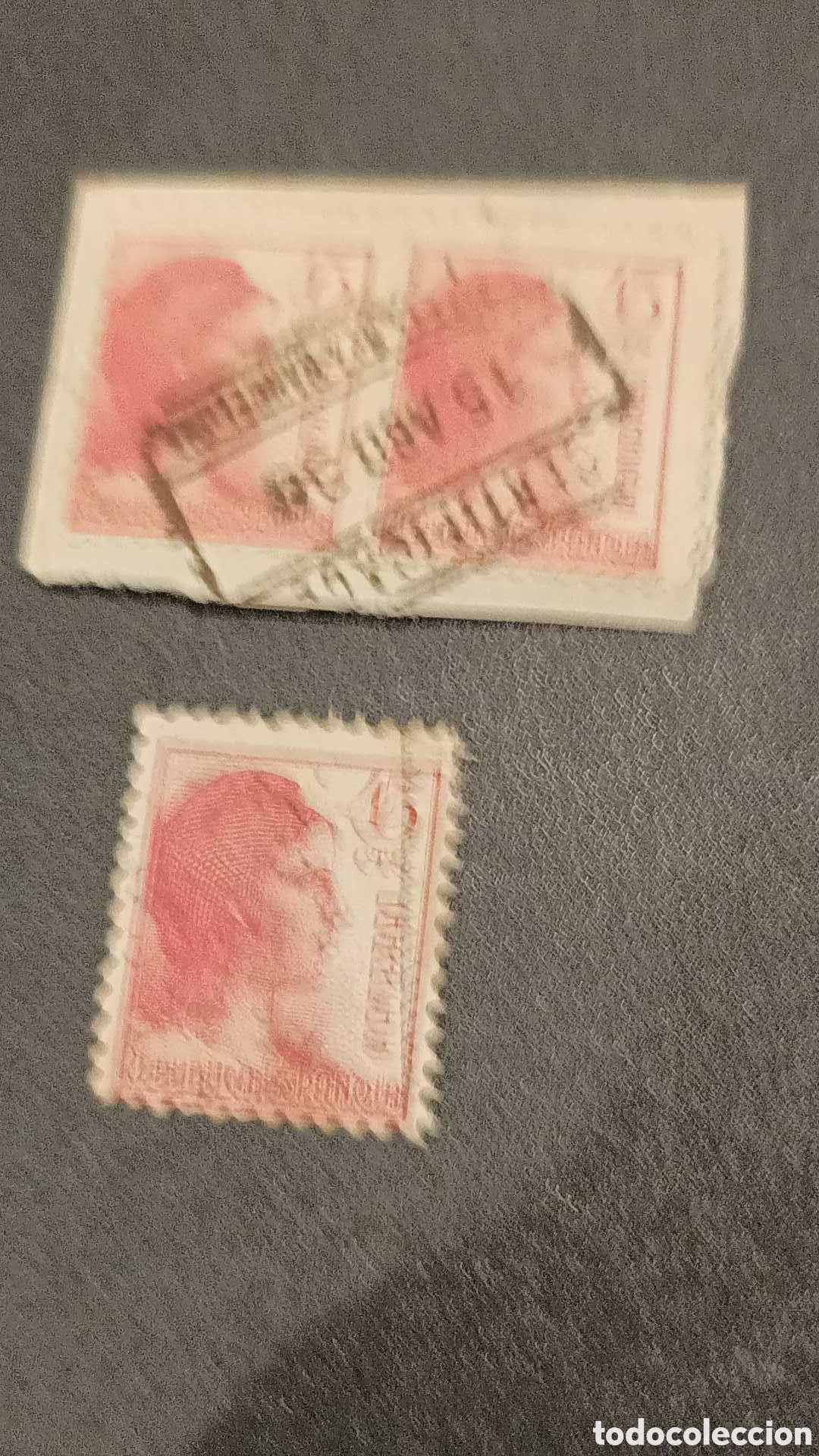 Sellos: Alegor&iacute;a de la republica 1938 - Foto 2