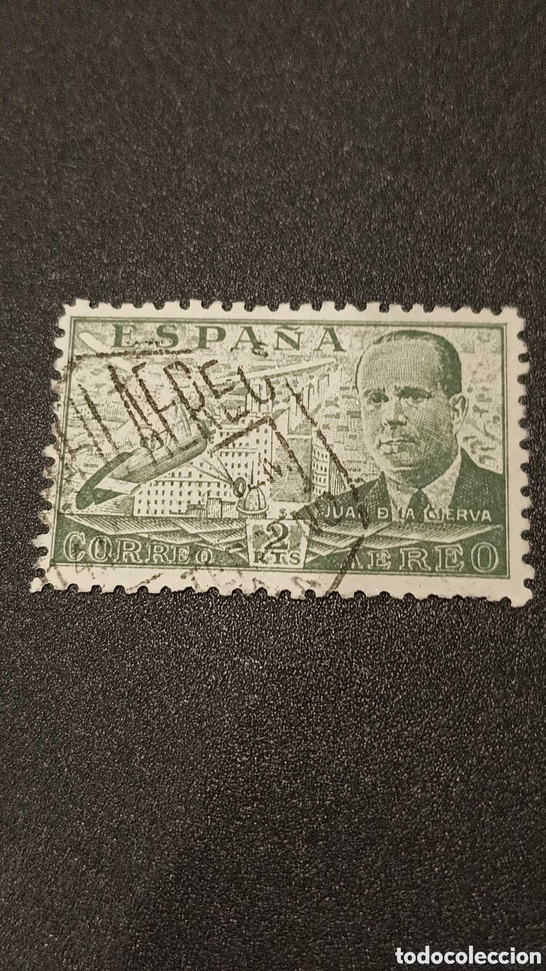Sellos: Juan de la Cierva 2 pts 1938 - Foto 2