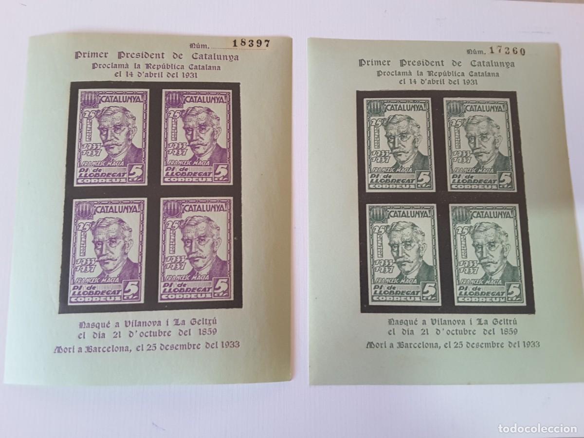 Sellos: Hoja bloque Pi de Llobregat - Foto 1