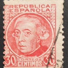 Sellos: ESPAÑA 1933/1935 - PERSONAJES, 30C. (EDIFIL 687 º). Lote 402694624