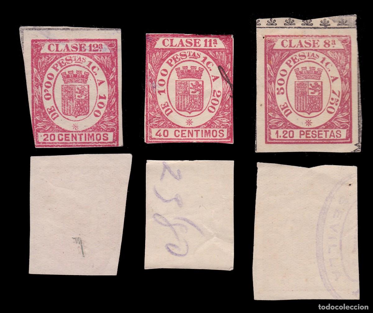 Sellos: Espa&ntilde;a.FISCAL.TIMBRE EFECTOS DE COMERCIO.Lote 8 - Foto 2