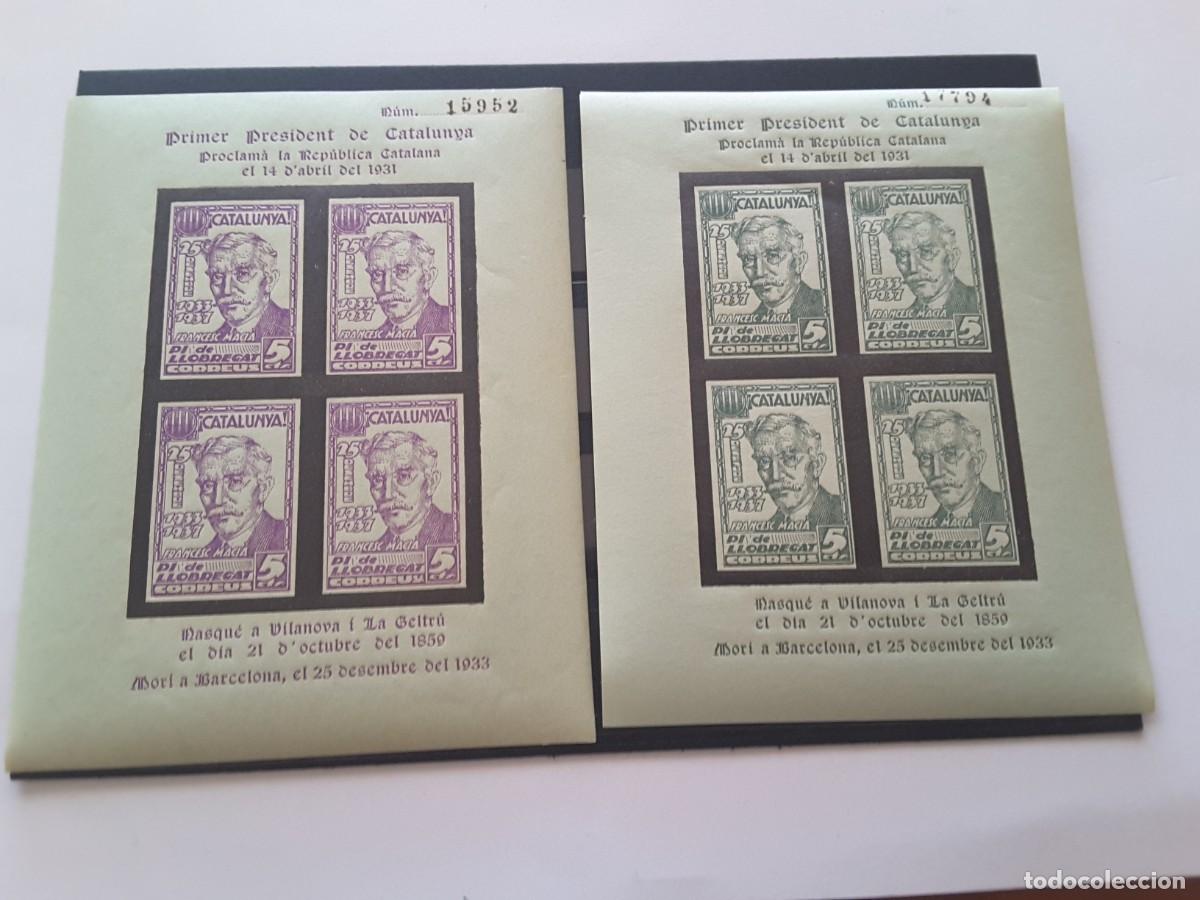 Sellos: Hoja bloque Pi de Llobregat - Foto 1