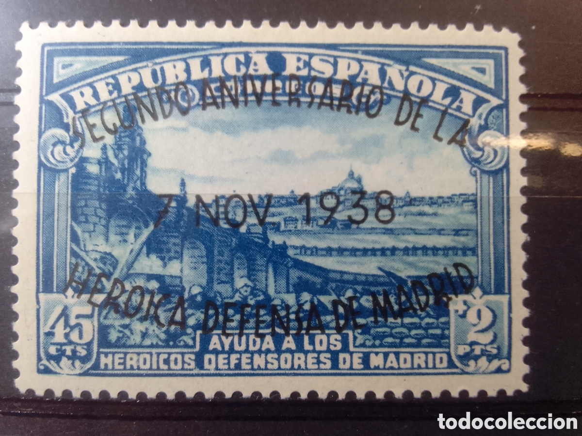 Sellos: A&Ntilde;O 1938 EDIFIL 789 A84 - Foto 1