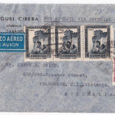 Francobolli: SOBRE. SABADELL, BARCELONA. A AUSTRALIA. 1936. POR LA IMPERIAL AIRWAYS. CORREO AÉREO