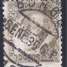 Sellos: EDIFIL 680 SANTIAGO RAMÓN Y CAJAL 1934. MATASELLOS DE BURGOS FECHADO EL 28-ENERO-1935.