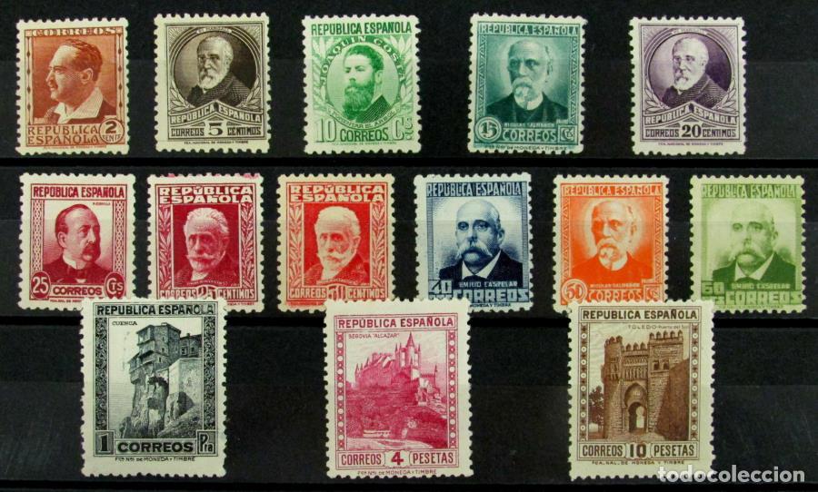 Sellos: EDIFIL 662 /75. * CHARNELA - Foto 1