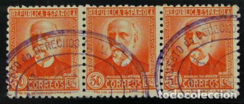 Sellos: EDIFIL 661 Matasello violeta - Foto 1