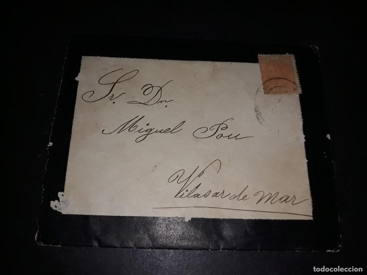 Sellos: Carta Vilassar de Mar 1888 - Foto 2