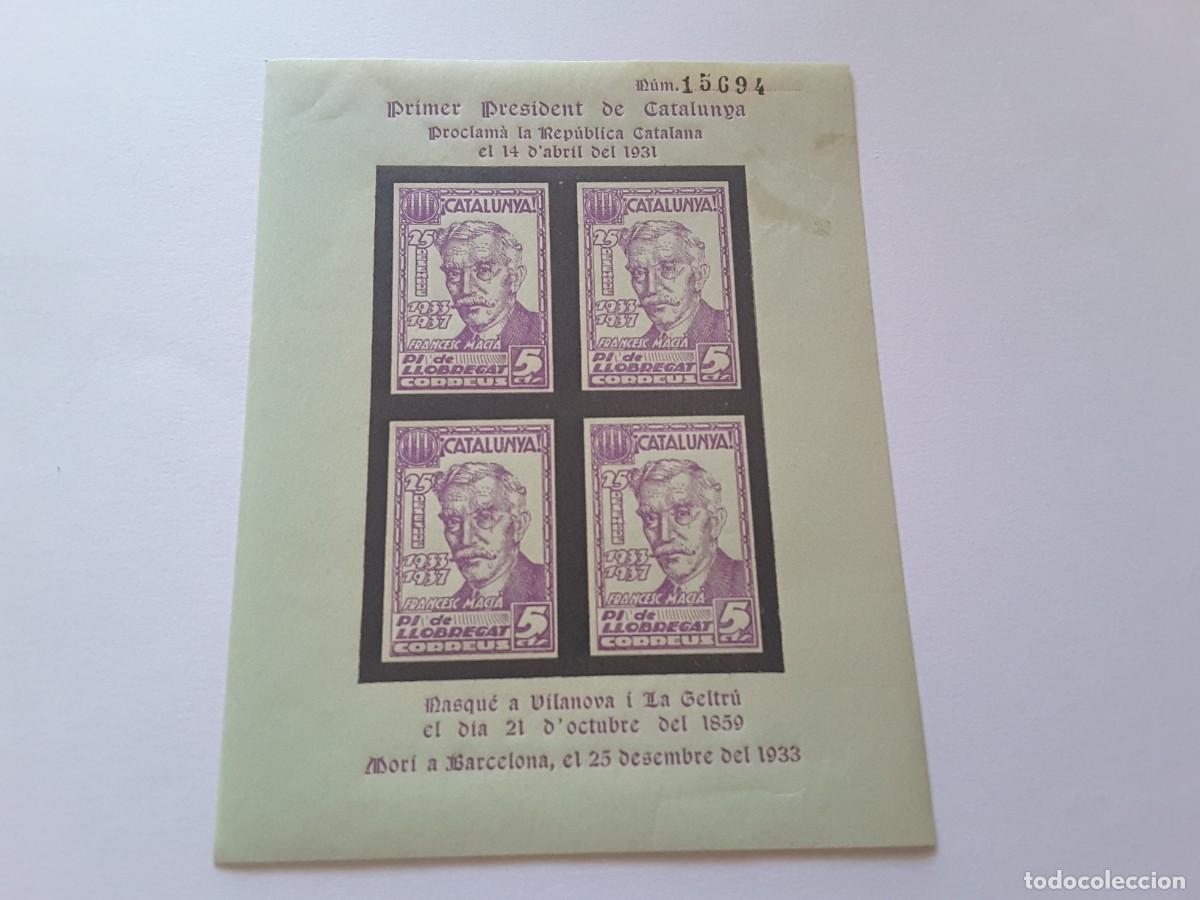 Sellos: Hoja bloque Pi de Llobregat - Foto 1